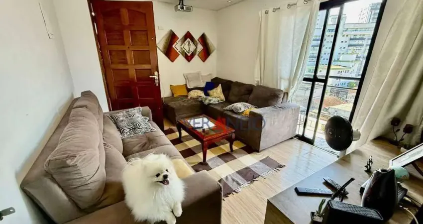 Apartamento com 1 dormitório à venda, 50 m² por r$ 319.000 - vila guilhermina - praia grande/sp