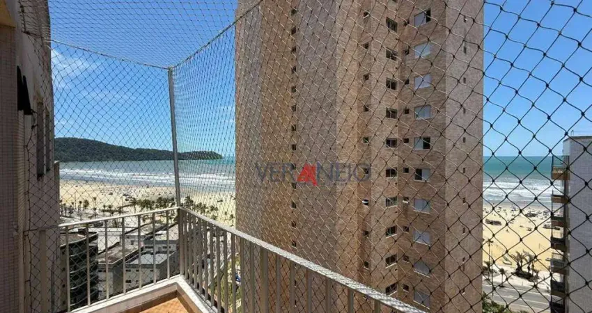 Apartamento com 1 dormitório para alugar, 52 m² por r$ 2.500/mês - vila guilhermina - praia grande/sp
