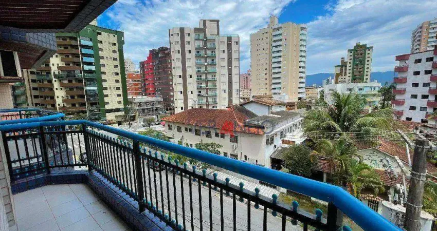 Apartamento com 1 dormitório à venda, 58 m² por r$ 250.000,00 - tupi - praia grande/sp