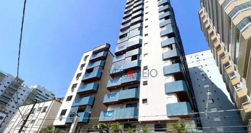 Apartamento com 1 dormitório à venda, 57 m² por r$ 324.000 - vila guilhermina - praia grande/sp