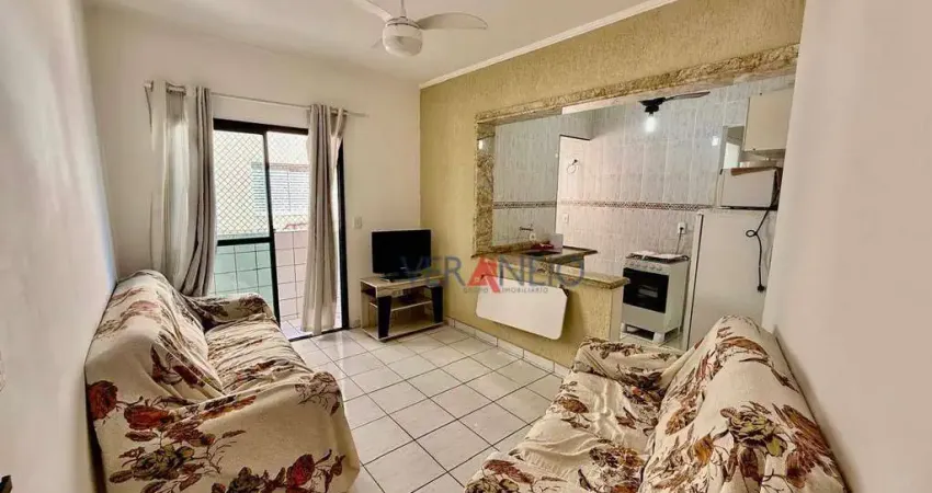 Apartamento com 1 dormitório à venda, 40 m² por r$ 255.000,00 - tupi - praia grande/sp