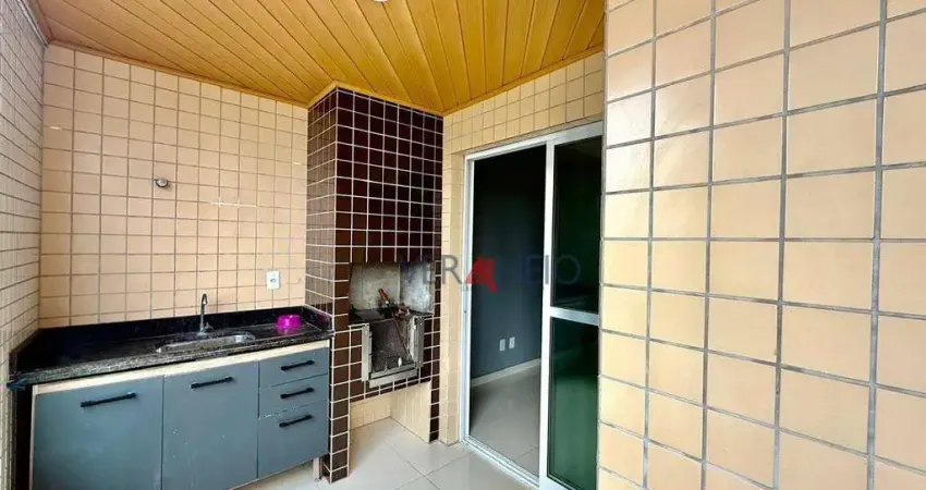 Apartamento com 2 dormitórios para alugar, 74 m² por r$ 2.900/mês - vila guilhermina - praia grande/sp