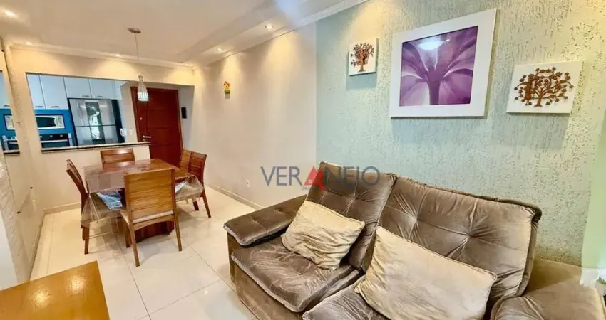 Apartamento com 2 dormitórios à venda, 75 m² por r$ 460.000,00 - vila guilhermina - praia grande/sp
