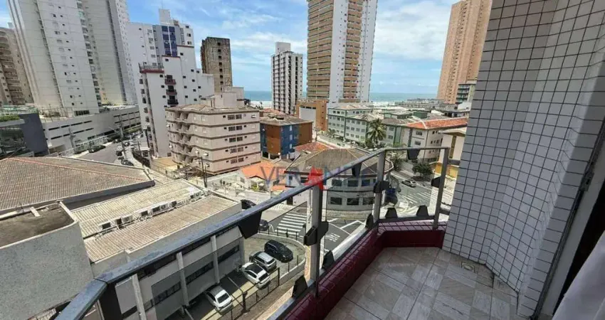 Apartamento com 1 dormitório à venda, 55 m² por r$ 320.000 - boqueirão - praia grande/sp