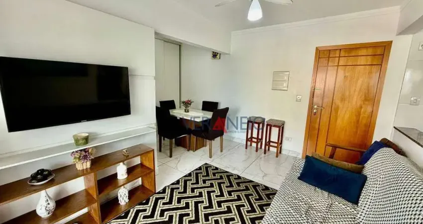 Apartamento com 2 dormitórios à venda, 80 m² por r$ 565.000 - boqueirão - praia grande/sp