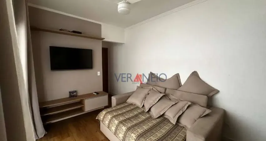 Apartamento com 1 dormitório à venda, 46 m² por r$ 359.000 - vila guilhermina - praia grande/sp