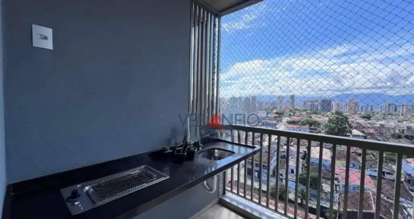 Apartamento com 2 dormitórios à venda, 70 m² por r$ 535.000 - canto do forte - praia grande/sp