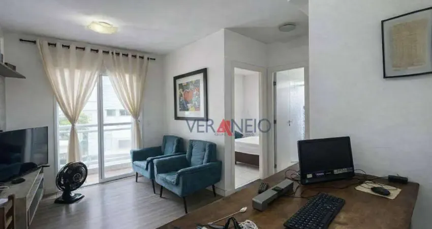 Apartamento com 2 dormitórios à venda, 50 m² por R$ 330.000 - Vila Assunção - Praia Grande/SP