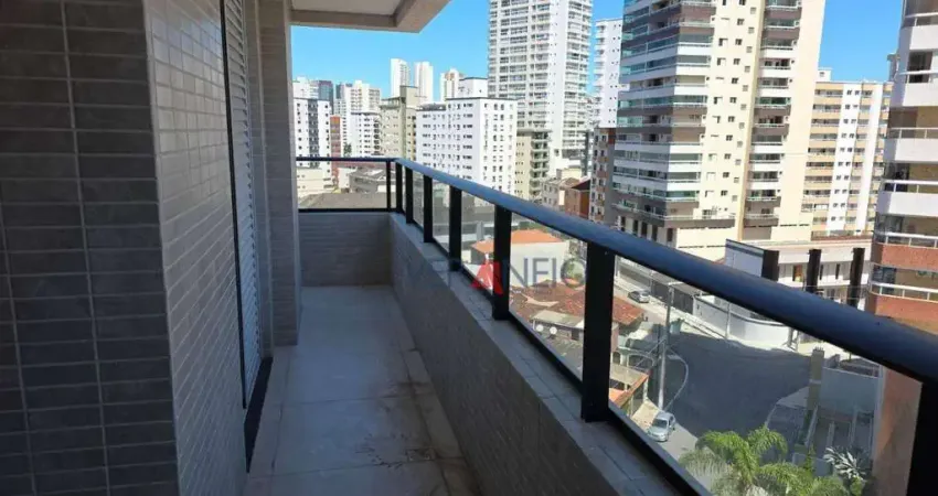 Apartamento com 2 dormitórios à venda, 73 m² por R$ 635.000,00 - Guilhermina - Praia Grande/SP