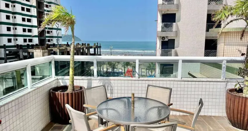 Apartamento com 3 dormitórios à venda, 139 m² por R$ 1.570.000 - Vila Guilhermina - Praia Grande/SP