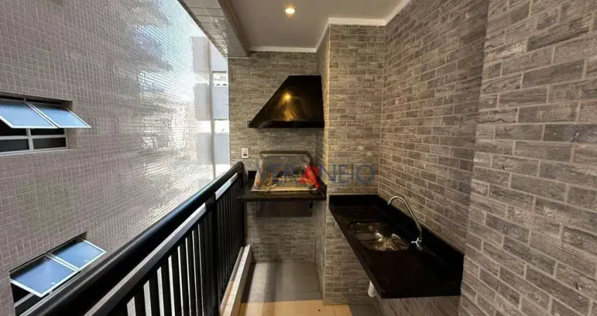 Apartamento com 2 dormitórios à venda, 61 m² por R$ 450.000,00 - Tupi - Praia Grande/SP