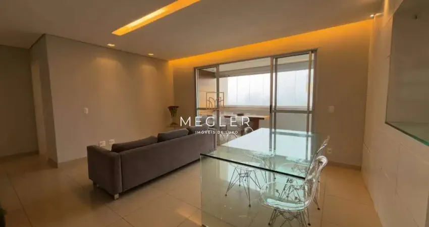 Apartamento 3 quartos, 2 suítes, mobiliado. vila da serra/nova lima. segurança 24h, lazer completo e 2 vagas. aluguel r$7.250, condomínio r$1.794.