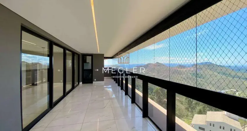 Apartamento de 4 quartos de alto luxo no vila da serra 194 m² vista para as montanhas