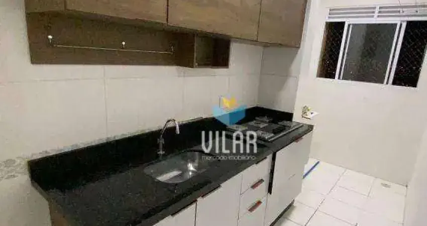 Apartamento com 2 dormitórios para alugar, 45 m² por r$ 1.444,82/mês - vila helena - sorocaba/sp