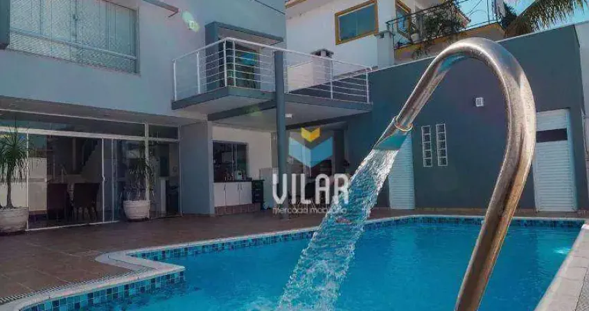 Sobrado com 3 dormitórios à venda, 450 m² por r$ 2.500.000,00 - condomínio lago da boa vista - sorocaba/sp