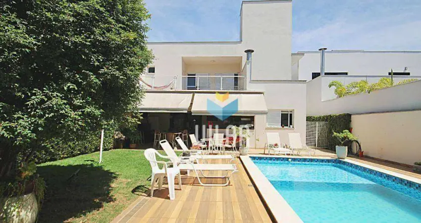 Sobrado com 4 dormitórios à venda, 363 m² por r$ 3.000.000,00 - jardim residencial vicente de moraes - sorocaba/sp