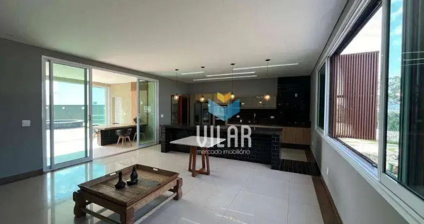 Casa com 4 dormitórios para alugar, 348 m² por r$ 17.117,15/mês - alphaville nova esplanada iii - votorantim/sp