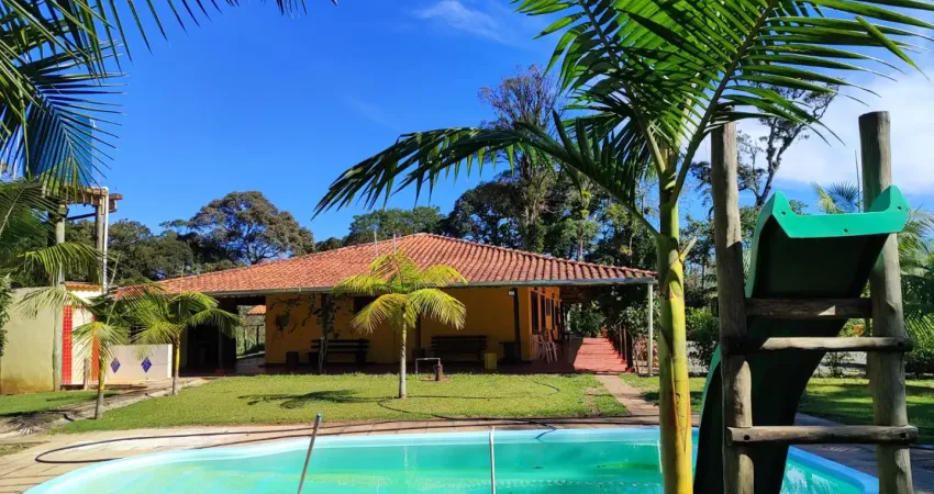 Lindo sítio tapiraí sp, 30.000 m², 2 casas, piscina, área gourmet, poço, doc. ok, permuto