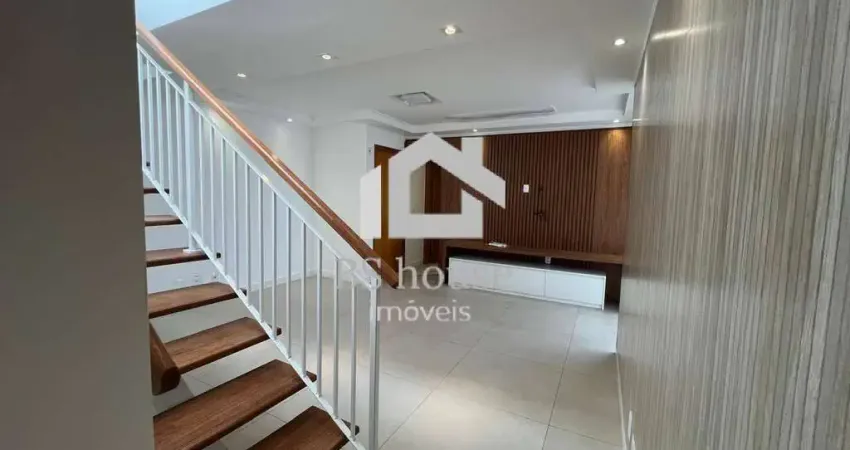 Cobertura duplex mobiliada - 3 suítes, 3 vagas - 250m²- vila floresta