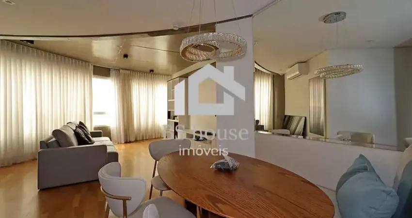 Apartamento mobiliado para locação com 110² - bairro jardim - santo andré