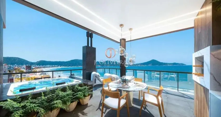 Apartamento com vista do mar de canto grande/mariscal - empreendimento com pisc