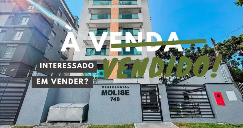 Apartamento de alto padrão à venda em pinhais | 82 m , mobiliado, 2 quartos e sacada gourmet