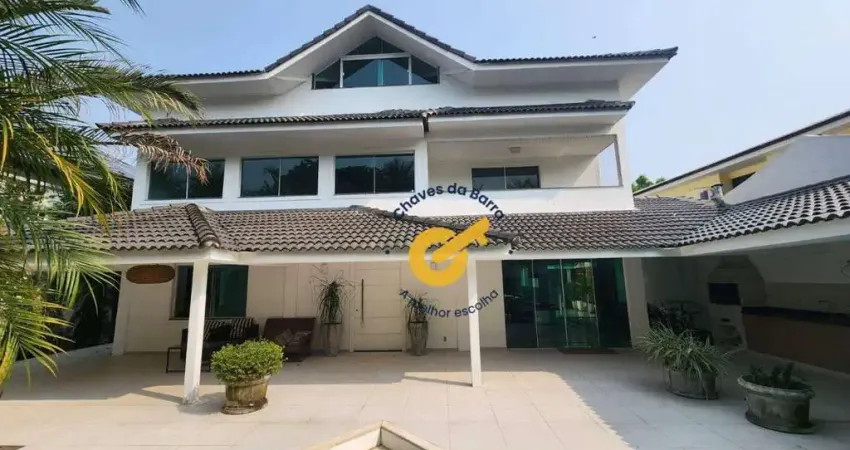 Casa com 5 dormitórios à venda, 750 m² por r$ 4.800.000,00 - barra da tijuca - rio de janeiro/rj