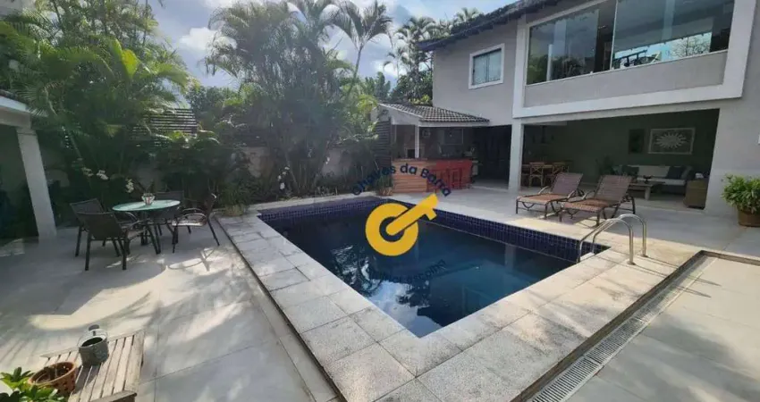 Casa com 4 dormitórios à venda, 430 m² por r$ 3.990.000,00 - barra da tijuca - rio de janeiro/rj