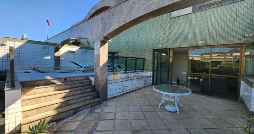 Cobertura com 5 dormitórios à venda, 481 m² por r$ 3.500.000,00 - barra da tijuca - rio de janeiro/rj