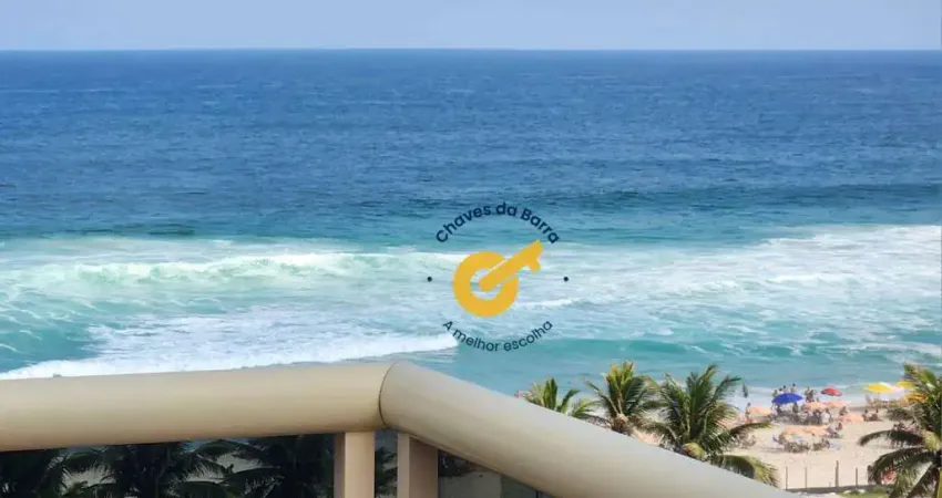 Cobertura com 2 dormitórios à venda, totalmente reformada, 120 m² por r$ 2.890.000 - barra da tijuca - lúcio costa - praia - posto 6