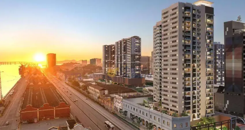 Apartamento à venda, 32 m² a partir de r$ 374.000 - santo cristo - rio de janeiro/rj