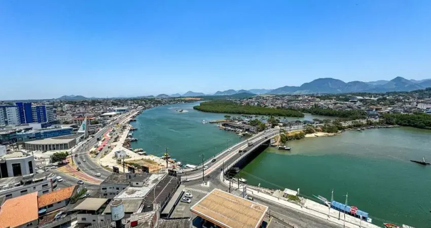 Apartamento de 3 quartos com lazer completo, frente, sol da manha, linda vista para o mar a venda no centro de guarapari/es.