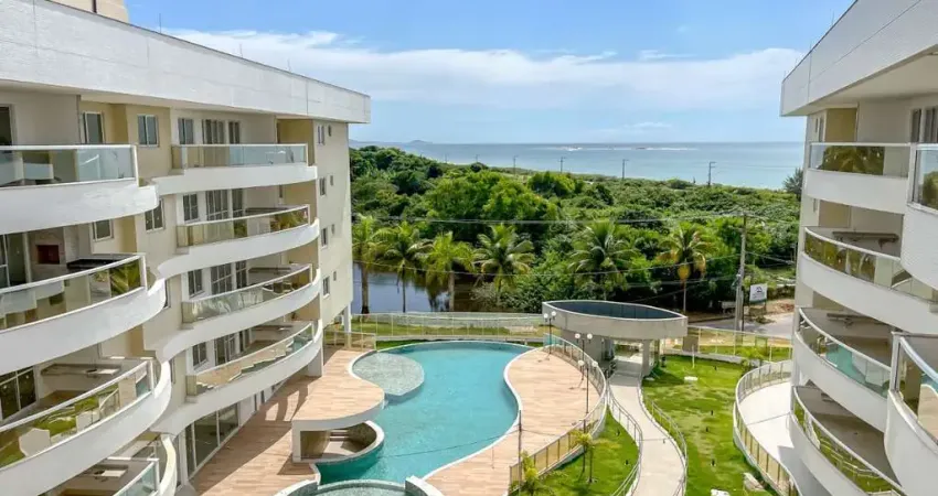 Apartamento novo em nova guarapari/es - frente para a lagoa - 3 quartos sendo 2 vagas de garagem e lazer completo.
