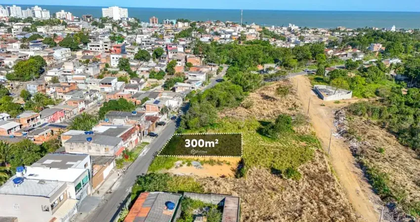 Terreno de 300m² à venda no bairro ipiranga em guarapari/es, escriturado,sol da manhã, rua asfaltada e facilidadade de pagamento! agende a sua visita!