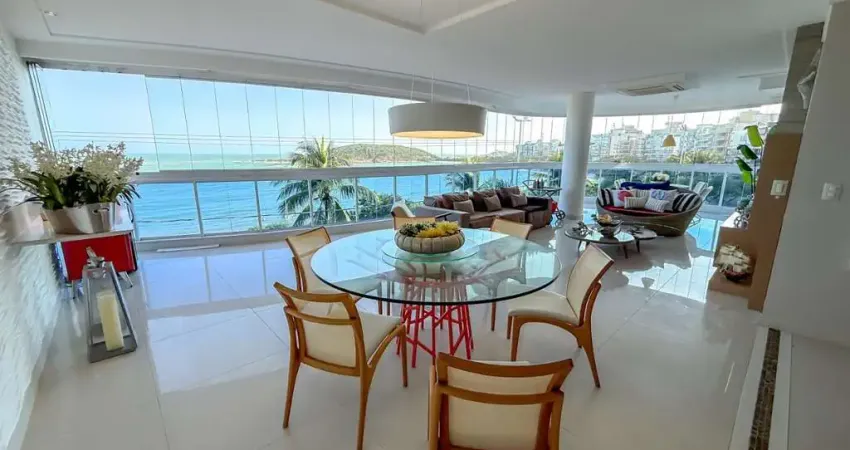 Maravilhoso apartamento frente para o mar na praia de peracanga - enseada azul, nova guarapari/es. elegância, conforto e uma vista de tirar o fôlego!