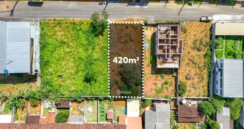 Terreno de 420m² à venda no bairro de fátima, guarapari/es, próximo à rodovia, ótimo para construção de casas em área residencial.