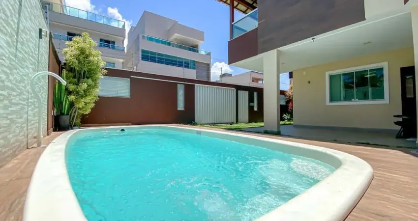 Linda casa duplex com 3 suítes e área de lazer completa à venda na praia do morro em guarapari/es. marque uma visita e se encante!