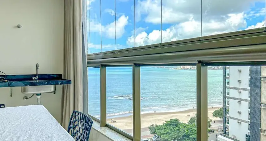 Apartamento à venda na praia do morro em guarapari/es com vista para o mar e localização privilegiada.