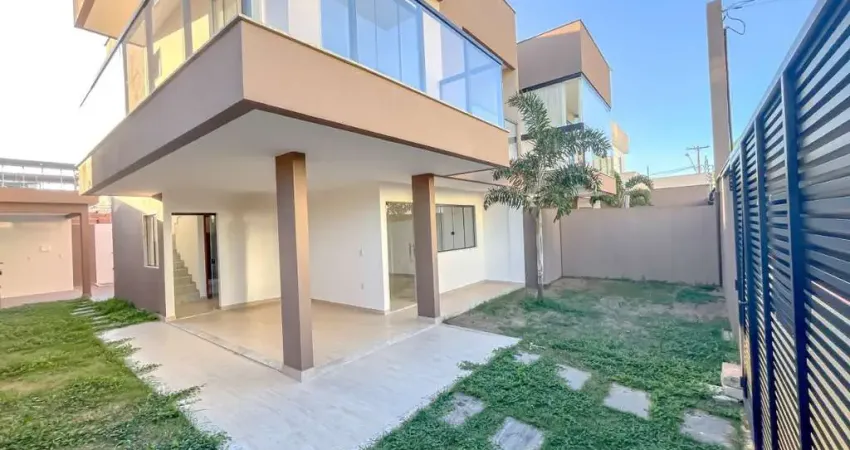 Casa 03 quartos à venda em santa mônica, area de lazer privativa, guarapari/es, à menos de 50 metros da praia.