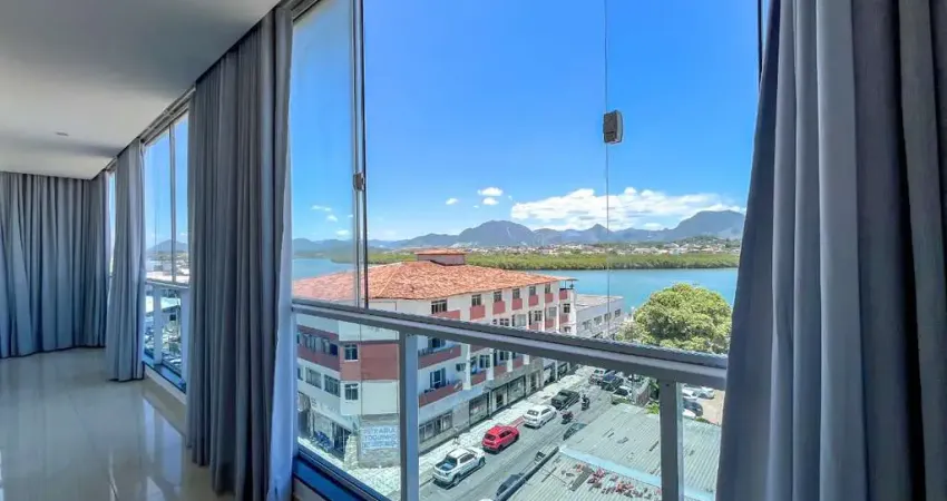 Apartamento à venda com vista para o canal e pôr do sol de guarapari/es, à poucos metros das praias da castanheiras e areia preta!