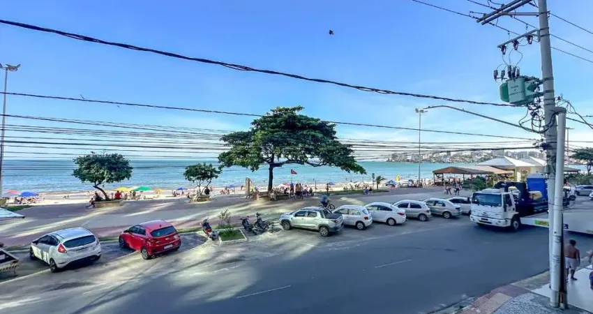 Apartamento frente mar à venda na praia do morro em guarapari/es, conforto, vista privilegiada e localização nobre.