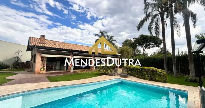 Chácara em condomínio à venda no bairro campestre com 231 m² , piscina e ampla área verde