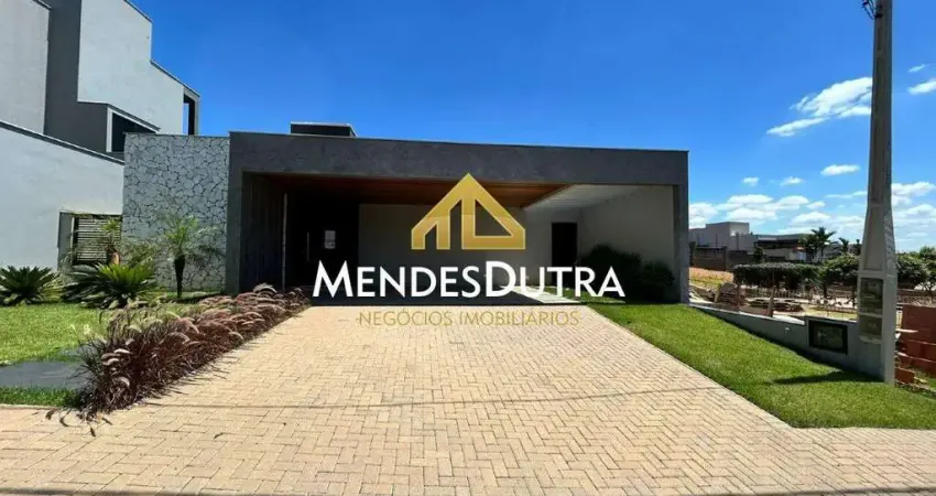 Casa térrea com 4 suítes em condomínio de alto padrão, à venda no bairro bongue em piracicaba-sp.