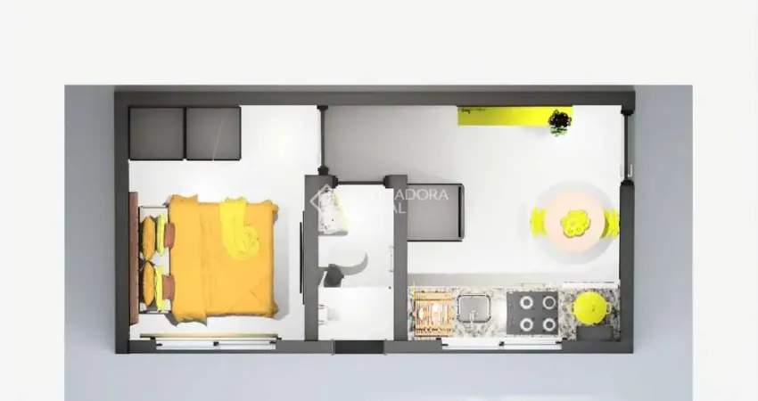 Apartamento com 1 quarto à venda na Rua Antônio Contin, 503, Cajuru, Curitiba