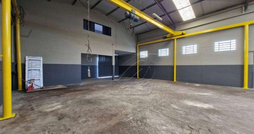 Barracão para alugar, 861 m² por R$ 15.332,16/mês - Parque São Jorge - Piracicaba/SP