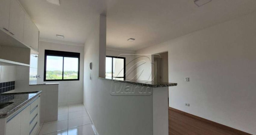 Apartamento com 2 dormitórios para alugar, 58 m² por R$ 1.650/mês - Dois Córregos - Piracicaba/SP