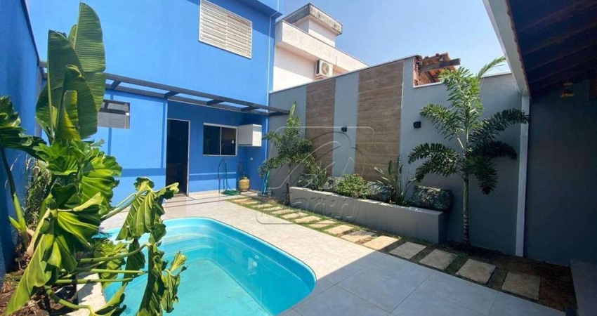 Casa com 2 dormitórios para alugar, 110 m² por R$ 4.300/mês - Campestre - Piracicaba/SP