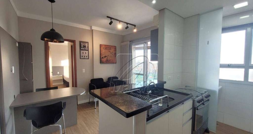 Apartamento com 1 dormitório para alugar, 37 m² - Vila Independência - Piracicaba/SP