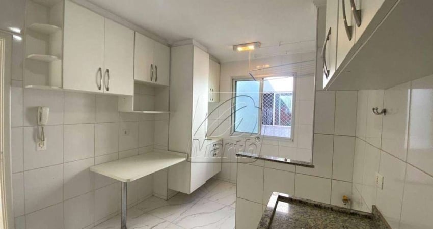 Apartamento com 2 dormitórios para alugar, 54 m² por R$ 1.200/mês - Dois Córregos - Piracicaba/SP
