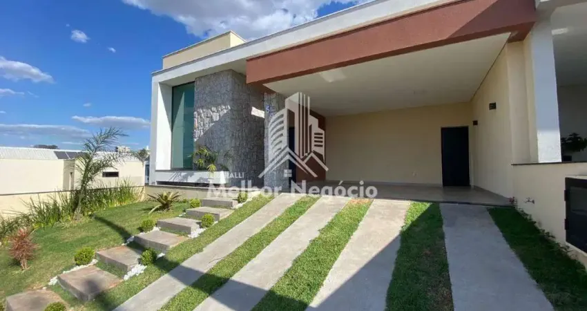 Linda Casa á venda no Condomínio Soleil, 3 dormitórios(quartos) No Bairro Ondinhas - Piracicaba/SP